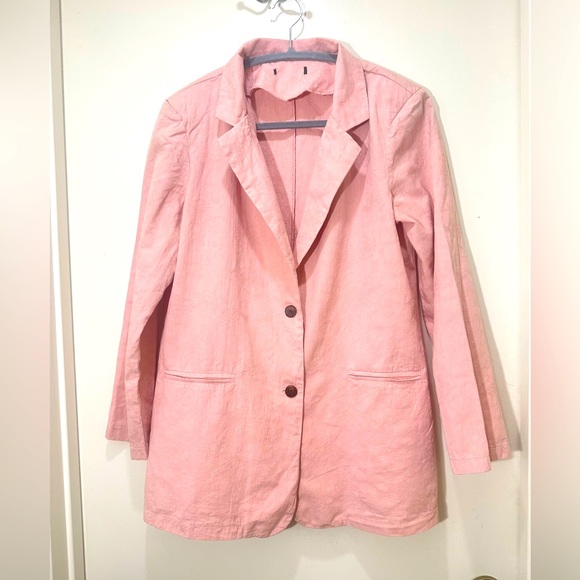 Lightweight 2-Button Cotton Blazer - Picture 1 of 7